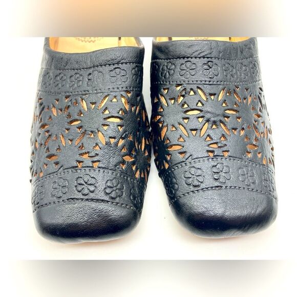 Le Cheval Best Quality Black Leather Babouche Size 7 - Picture 7 of 12